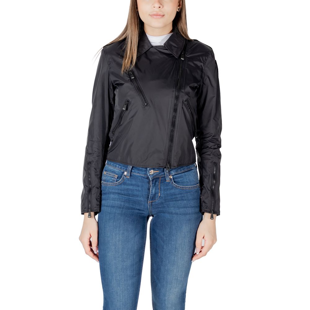 Black Polyamide Jackets & Coat