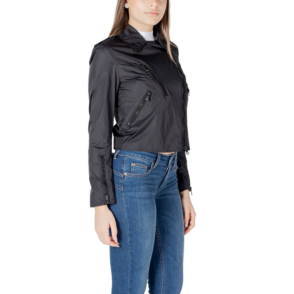 Black Polyamide Jackets & Coat