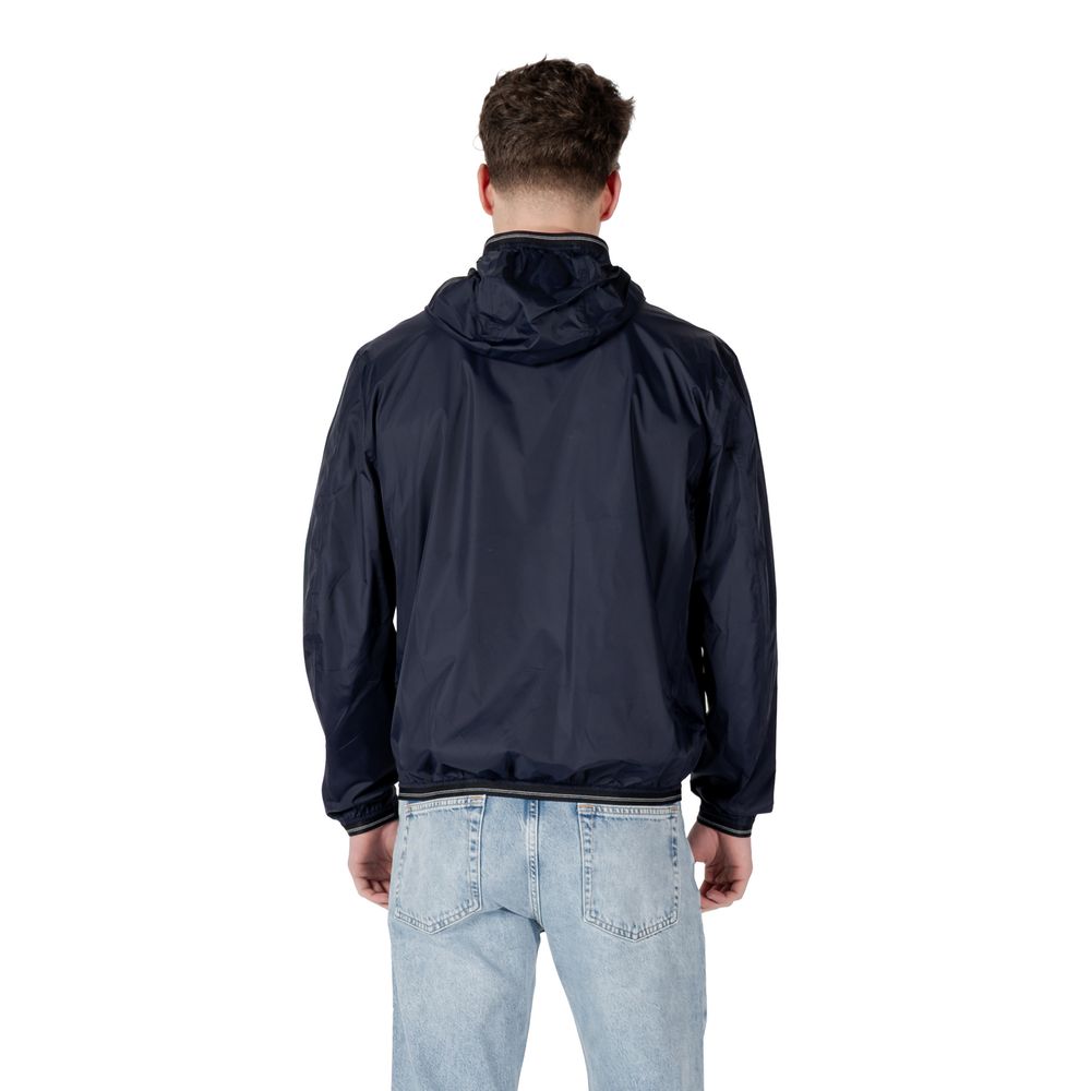 Blue Polyamide Jackets & Coat