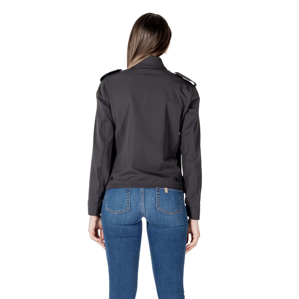 Black Polyamide Jackets & Coat