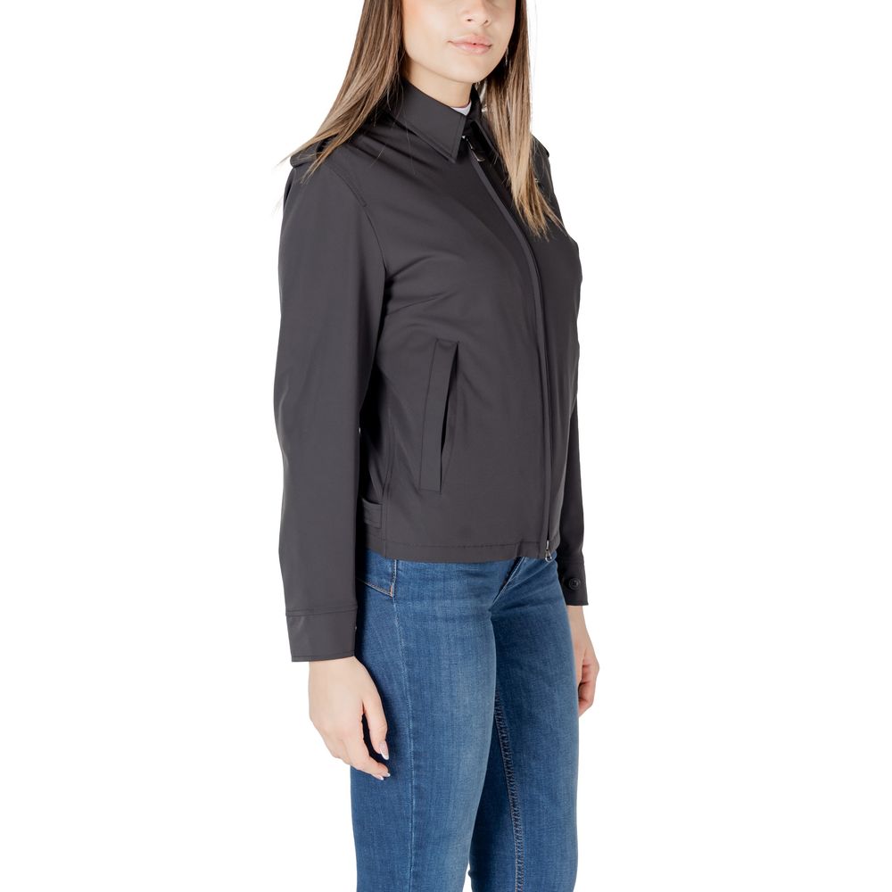 Black Polyamide Jackets & Coat