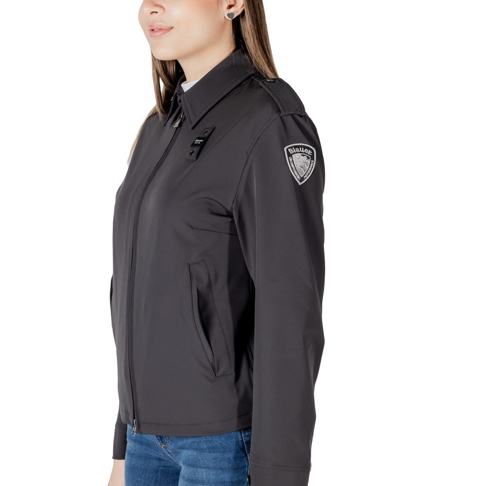 Black Polyamide Jackets & Coat
