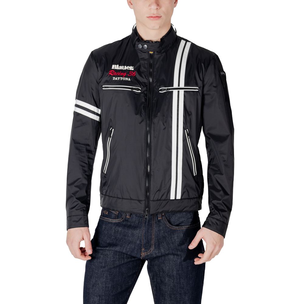 Black Polyamide Jackets & Coat