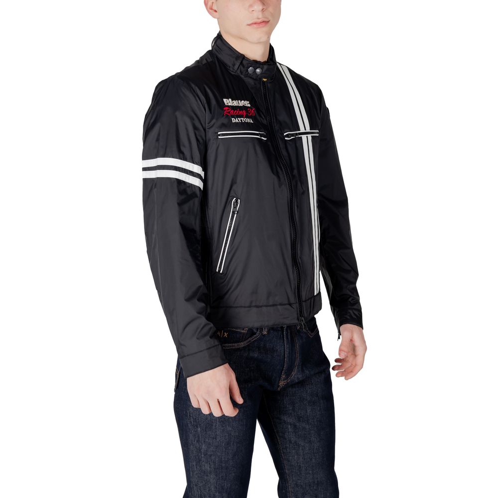 Black Polyamide Jackets & Coat