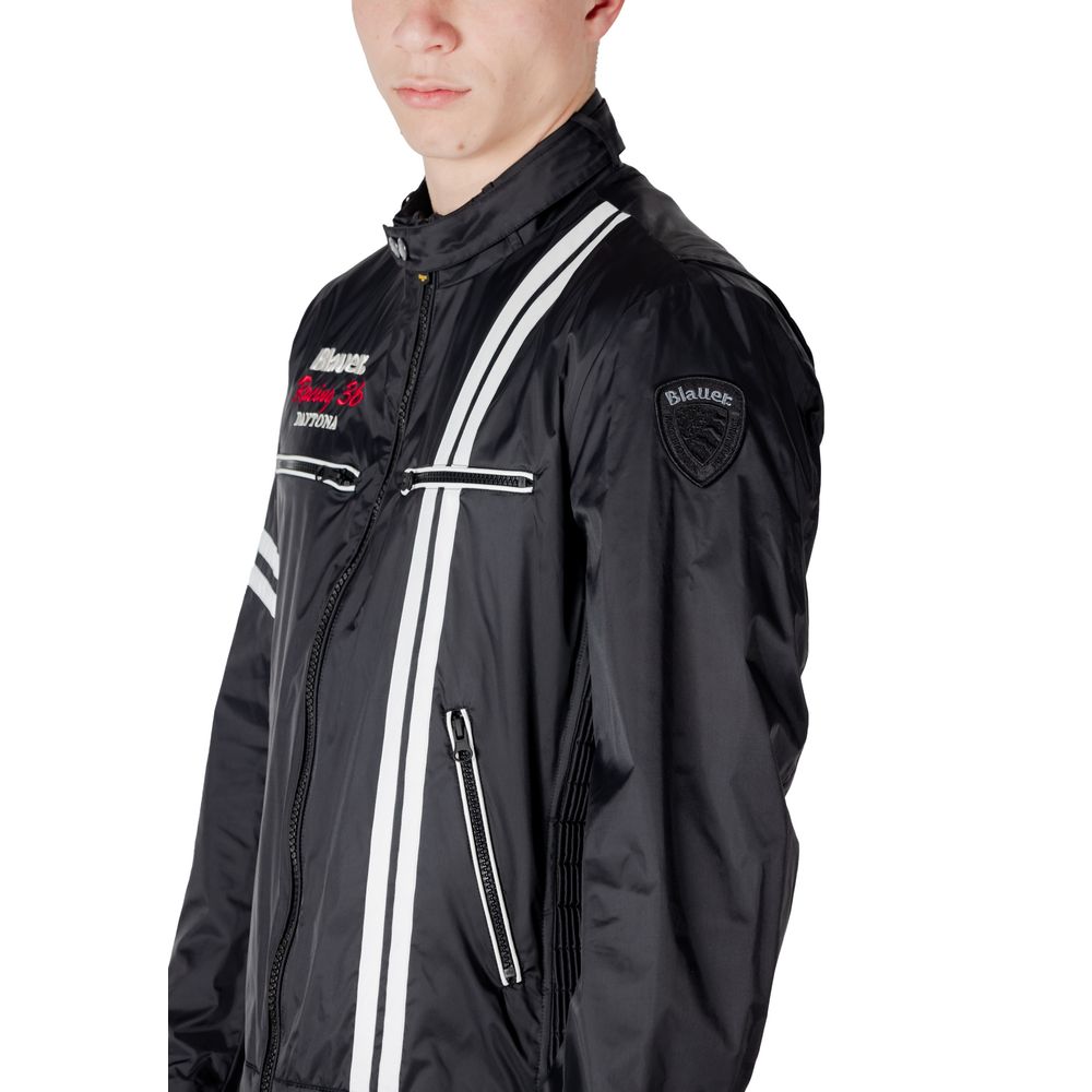 Black Polyamide Jackets & Coat