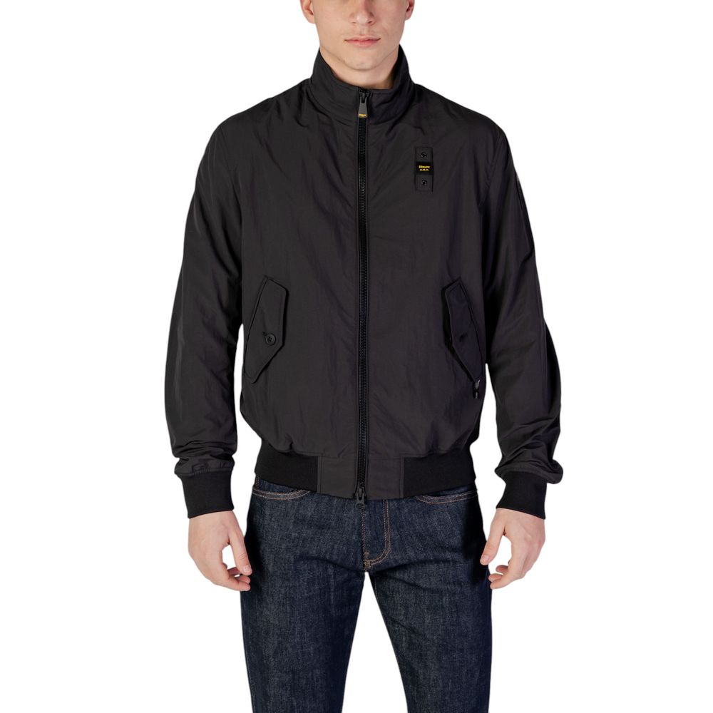 Black Polyamide Jackets & Coat