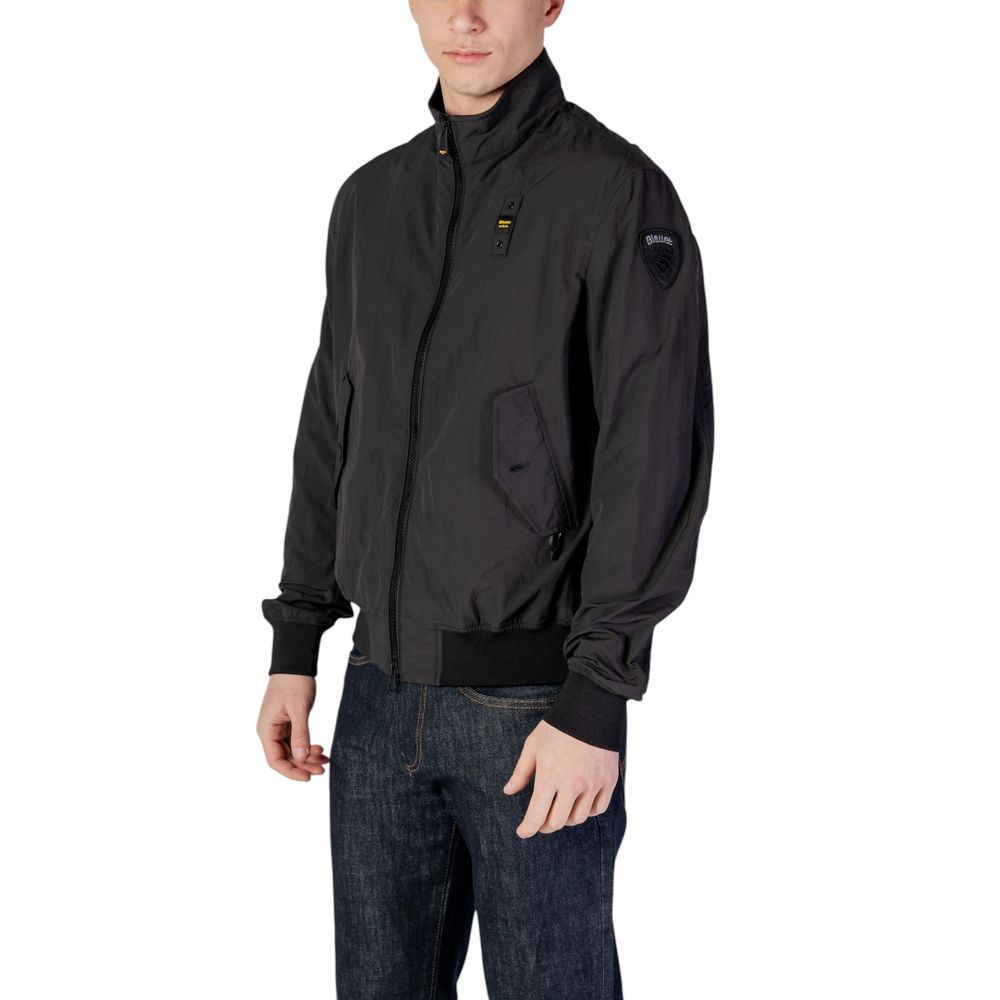 Black Polyamide Jackets & Coat
