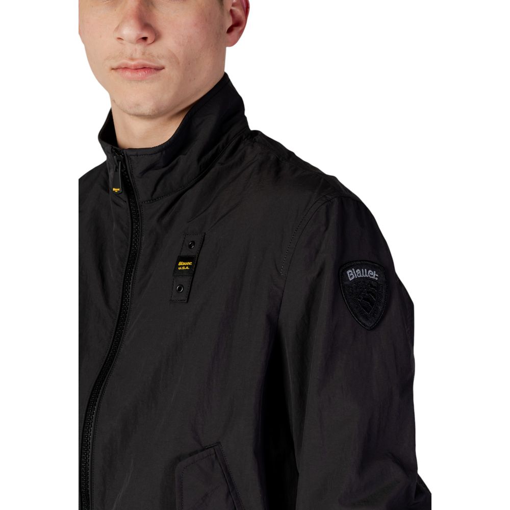 Black Polyamide Jackets & Coat