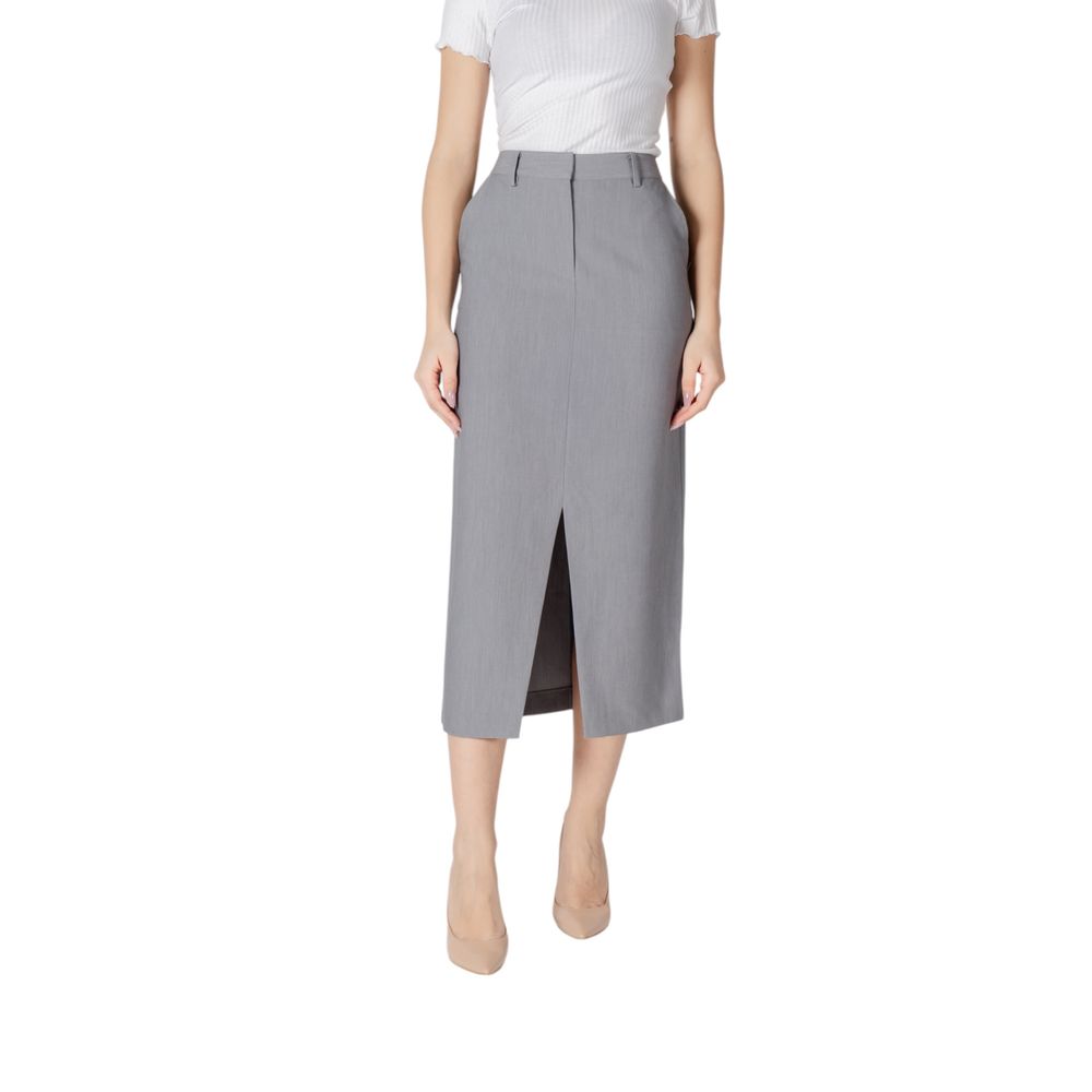 Gray Polyester Long
