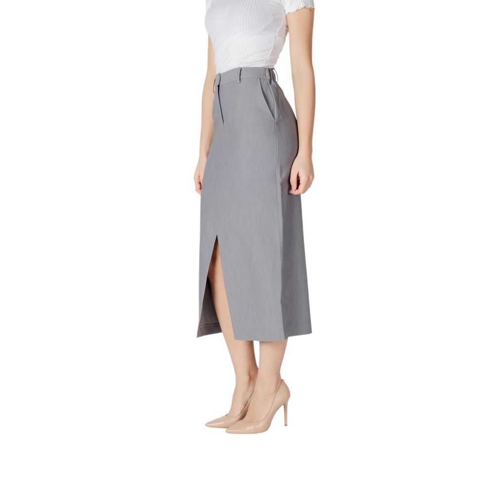 Gray Polyester Long