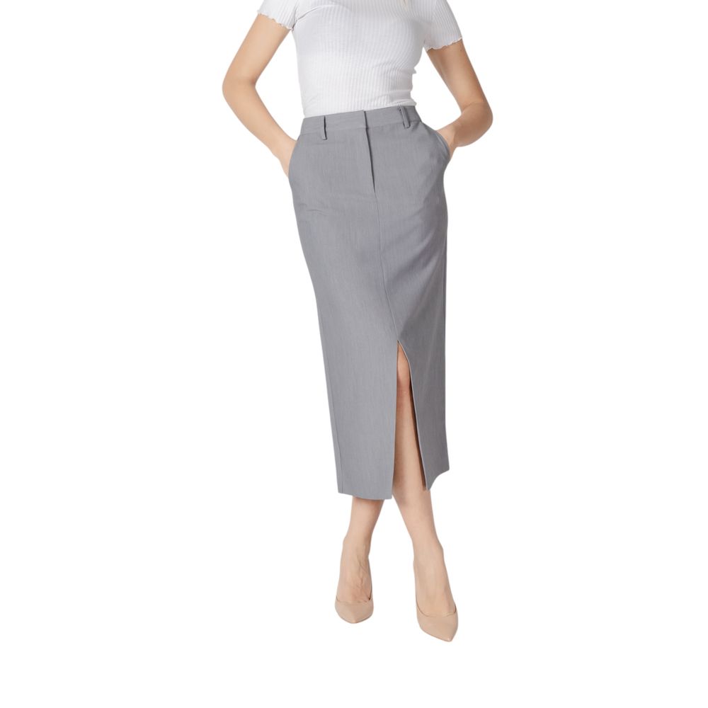 Gray Polyester Long
