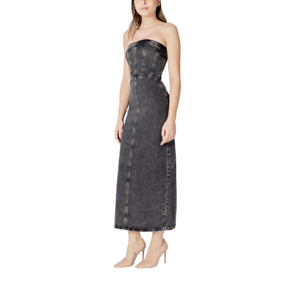 Black Cotton Midi