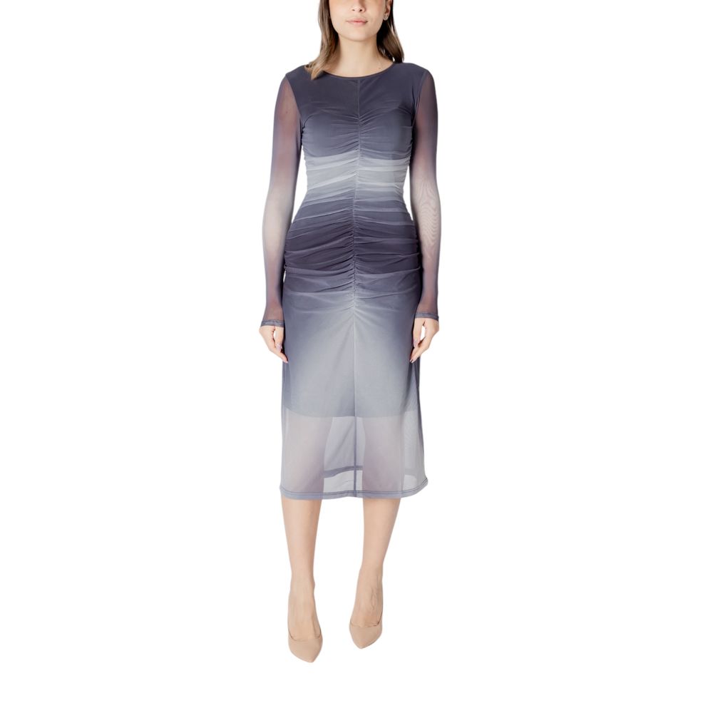 Gray Polyester Long