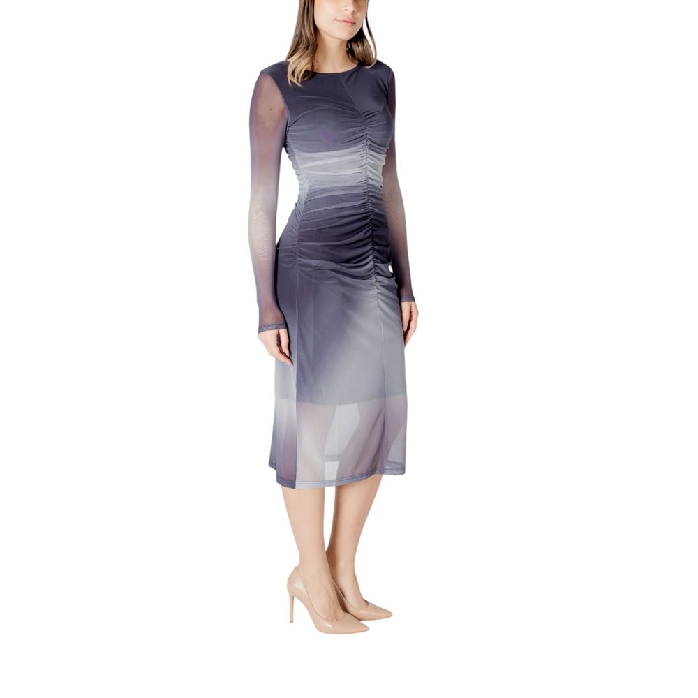 Gray Polyester Long