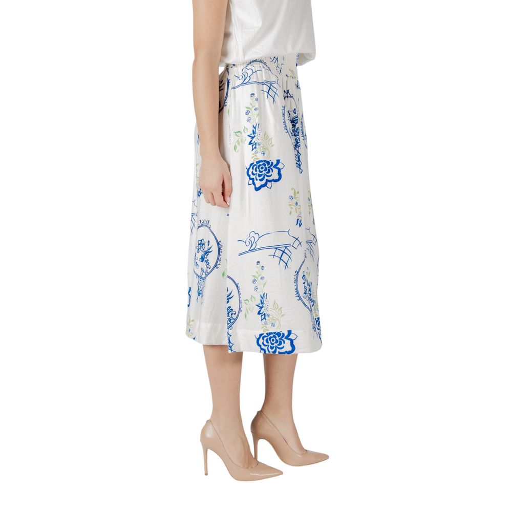 White Viscose Skirt