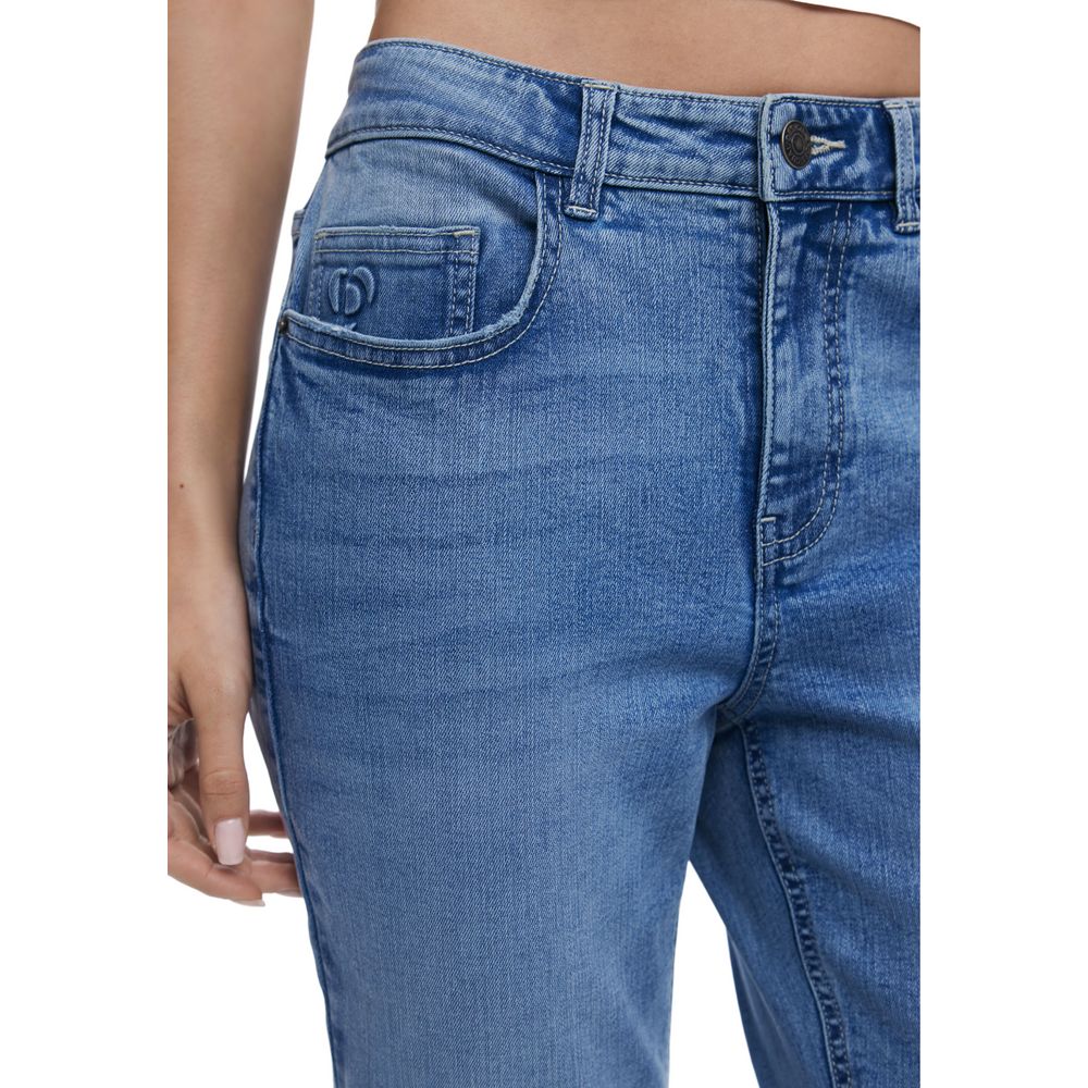 Light Blue Cotton Skinny Jean