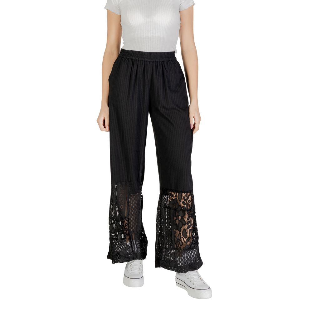 Black Cotton Pant