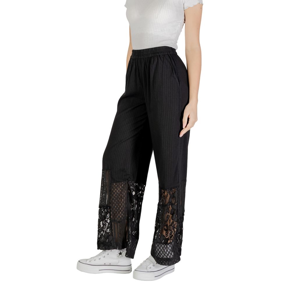 Black Cotton Pant