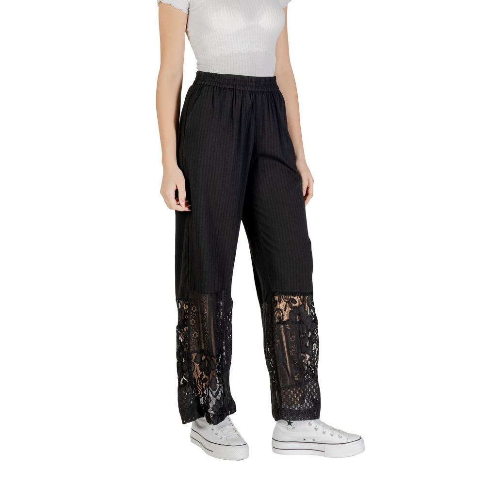 Black Cotton Pant