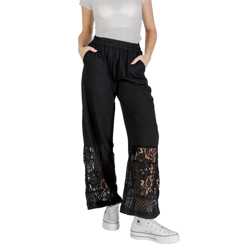 Black Cotton Pant