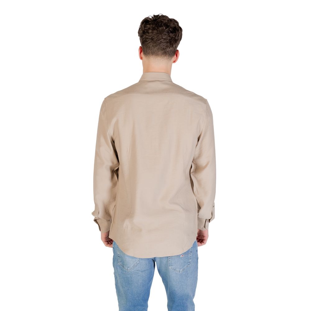 Beige Viscose Shirt