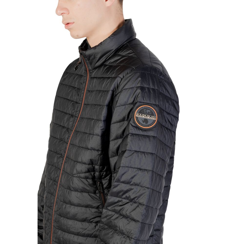 Black Polyamide Jackets & Coat