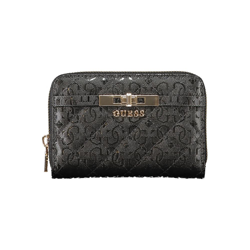 Black Polyethylene Women Wallet