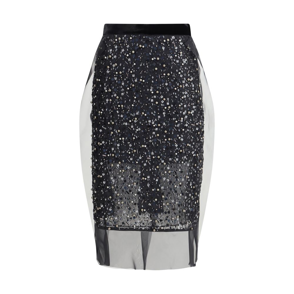 Sequin Embroidery Skirt