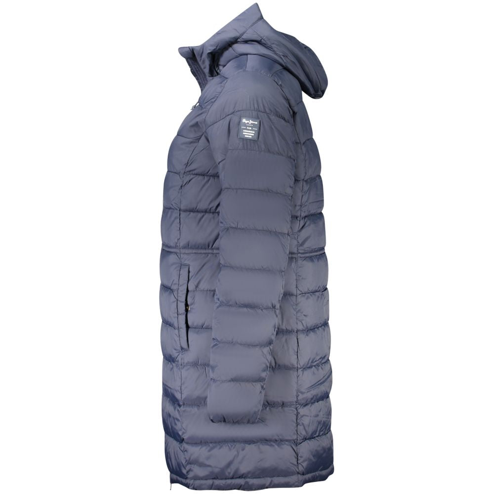 Blue Polyamide Women Jacket