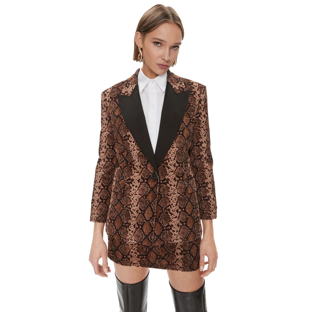 Brown Cotton Suits & Blazer