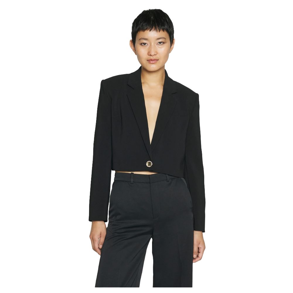 Black Polyester Suits & Blazer
