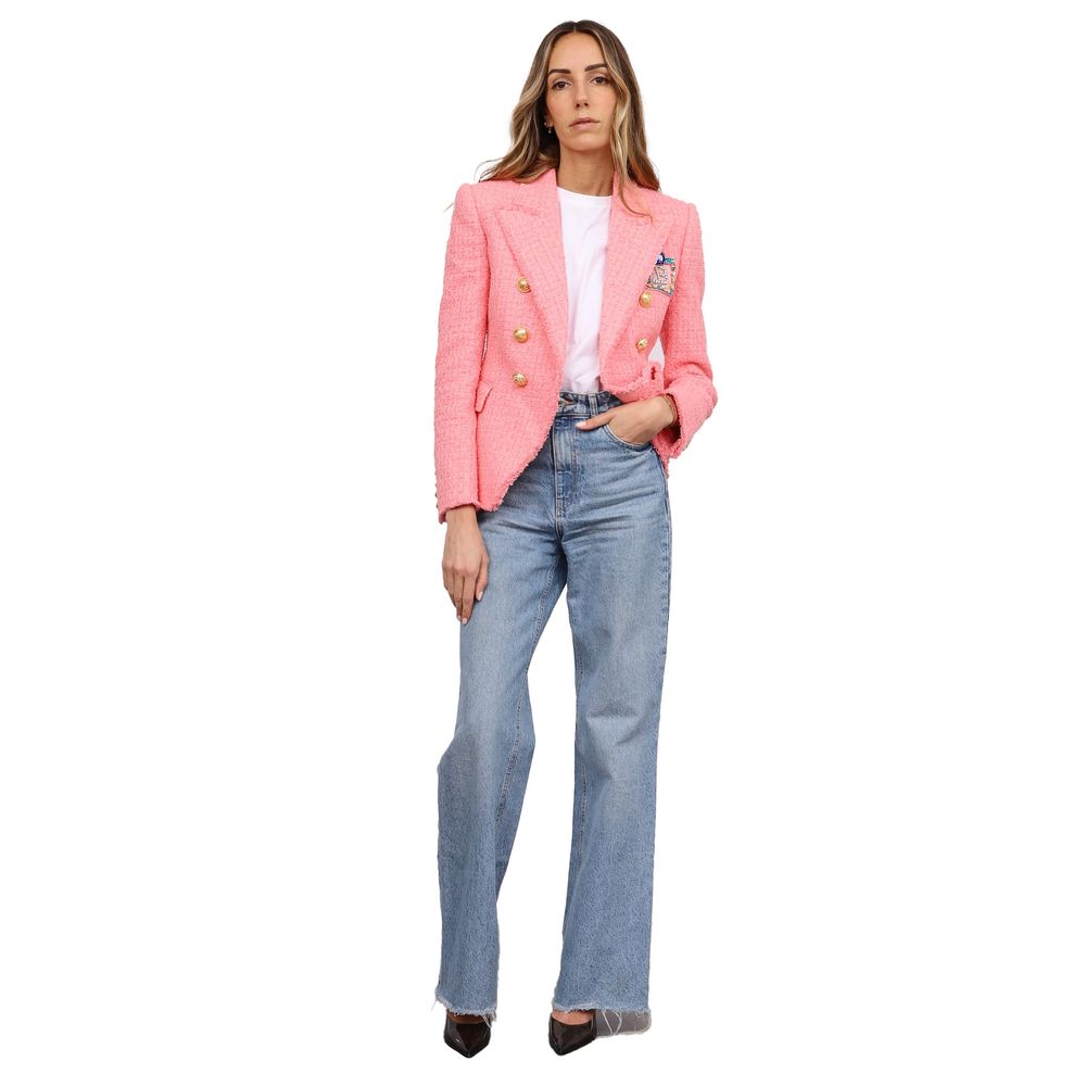 Pink Cotton Suits & Blazer