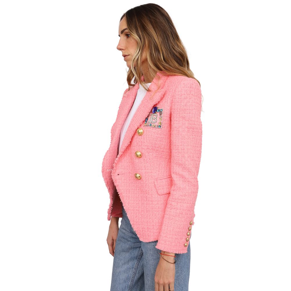 Pink Cotton Suits & Blazer