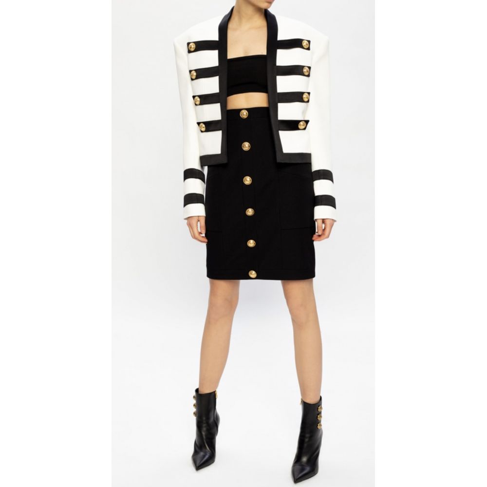 White Viscose Suits & Blazer