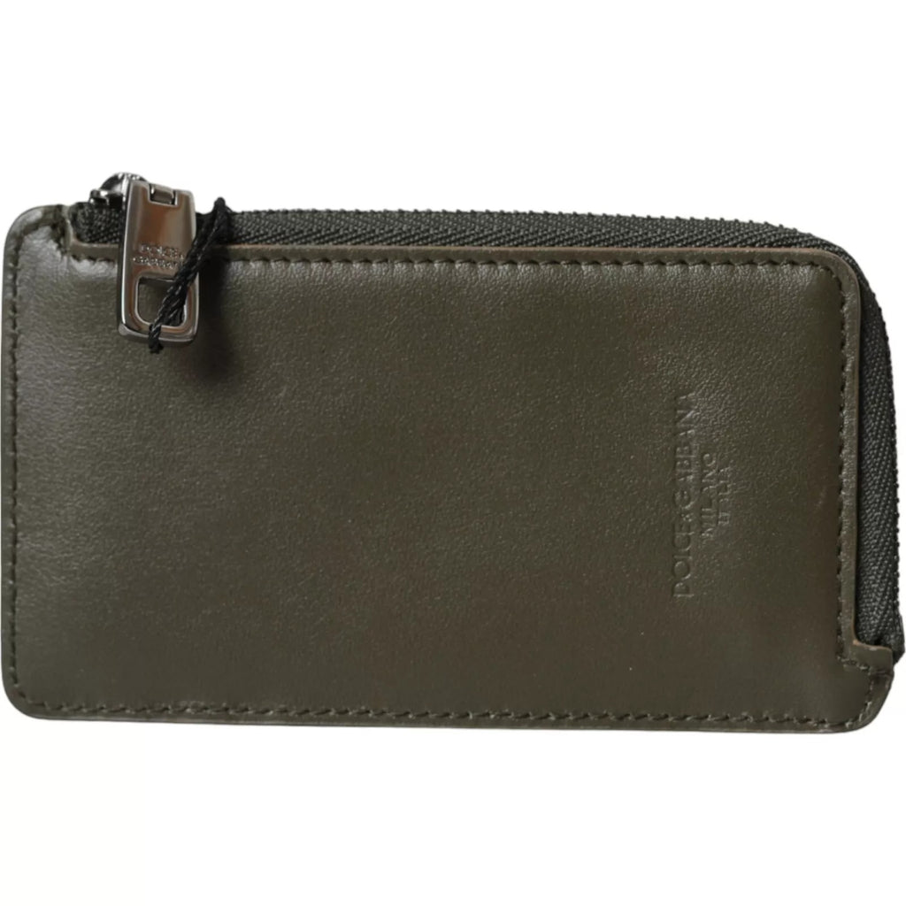 Multicolor Calfskin Leather Logo Card Holder Women Wallet
