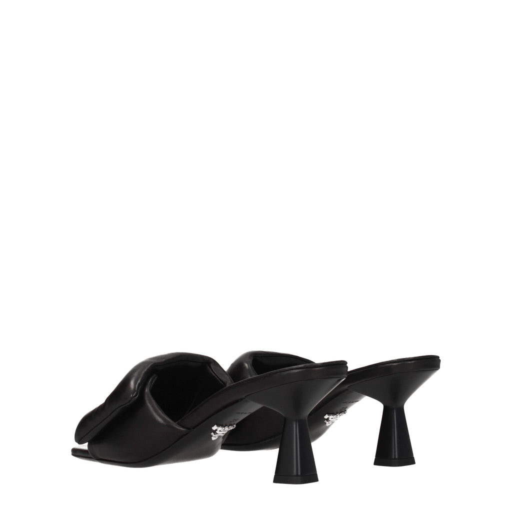 Black Leather Platforms