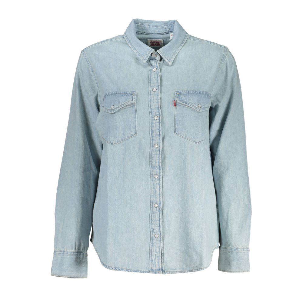 Blue Cotton Shirt