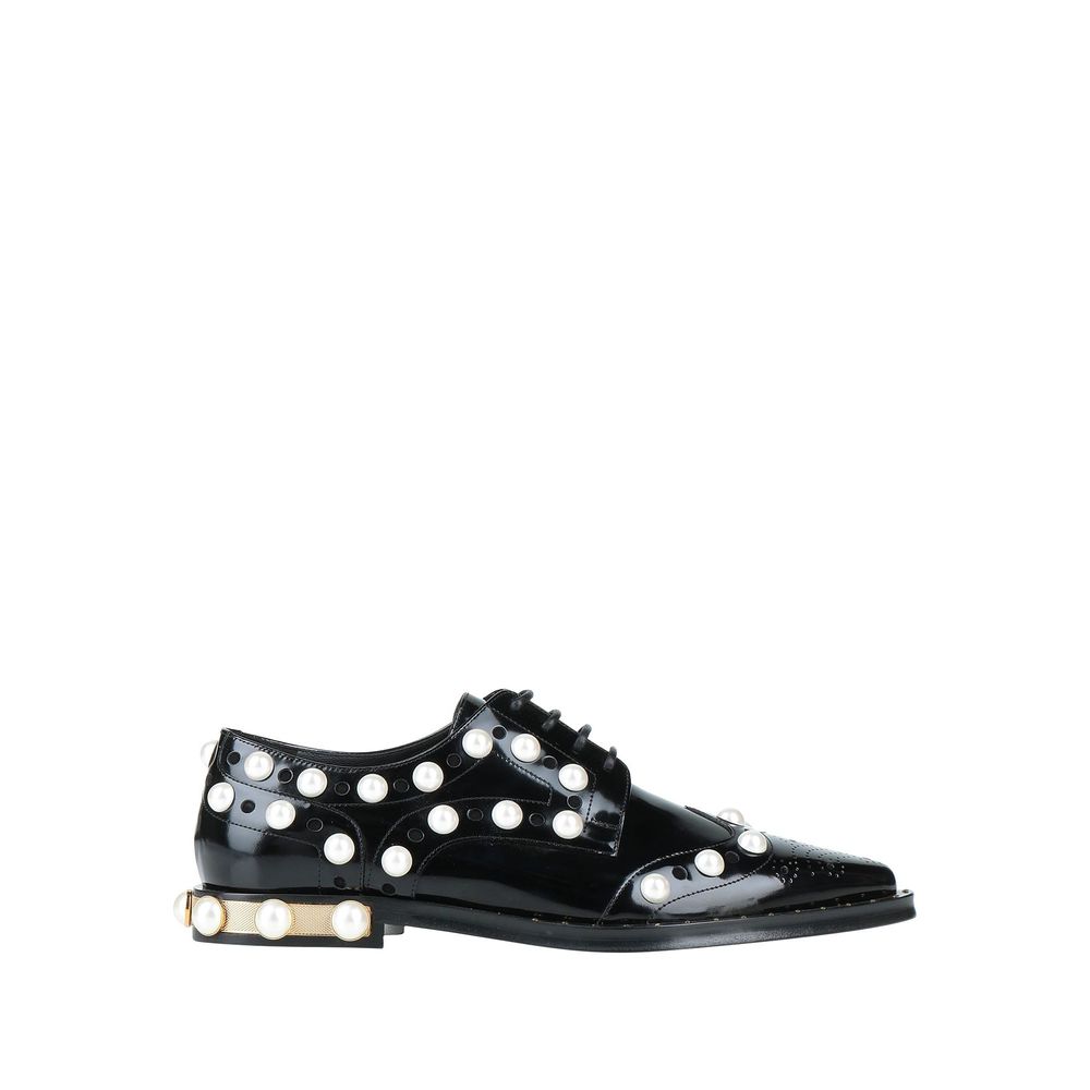 Black Leather Oxfords And Derby
