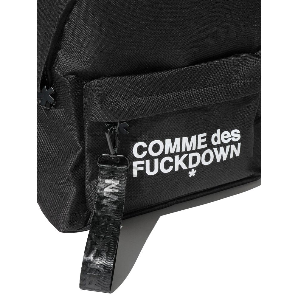 Black Polyester Backpack