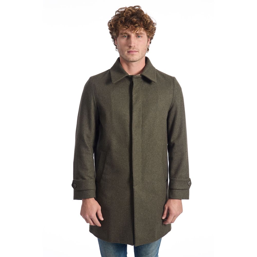 Green Wool Coat