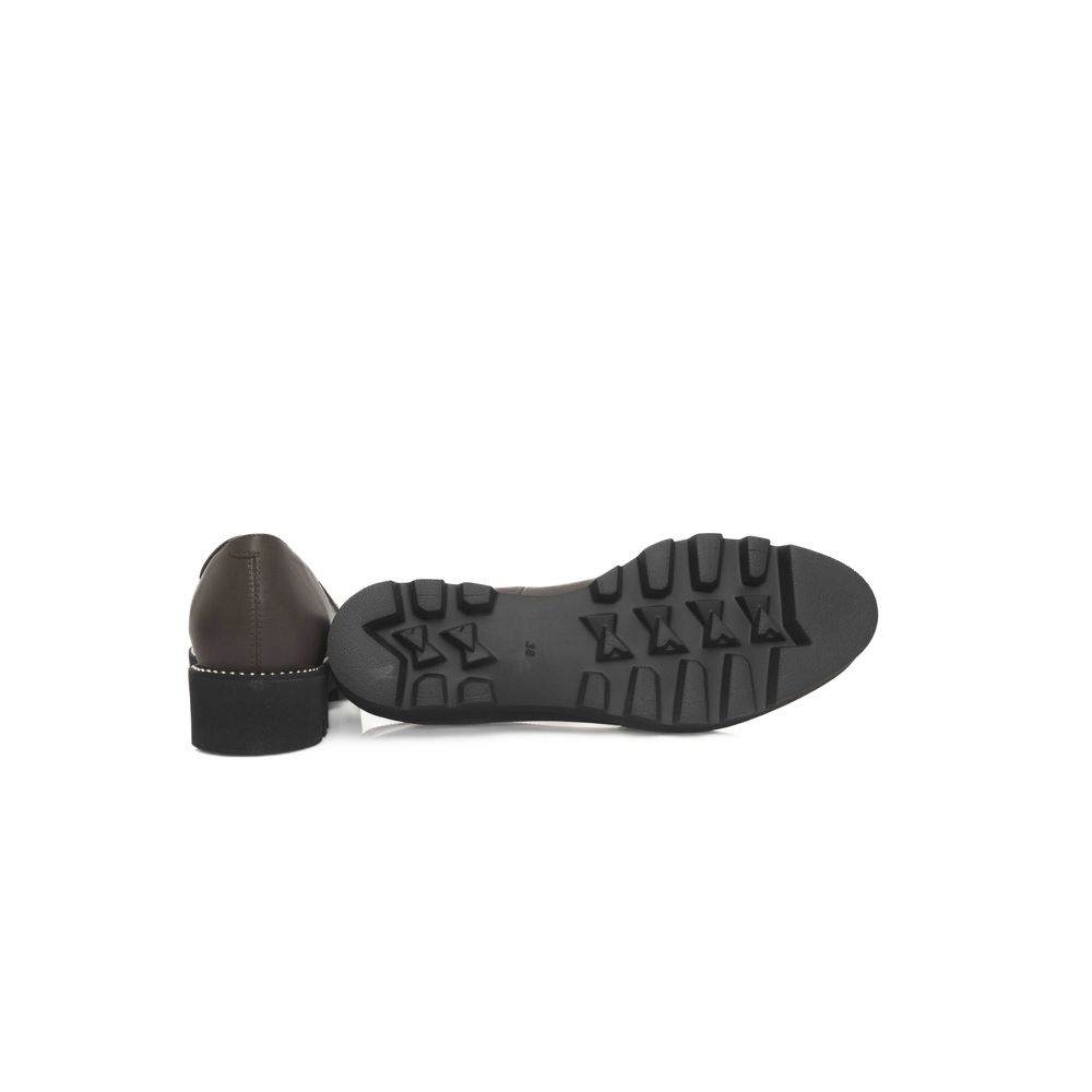 Brown Cowhide Loafer