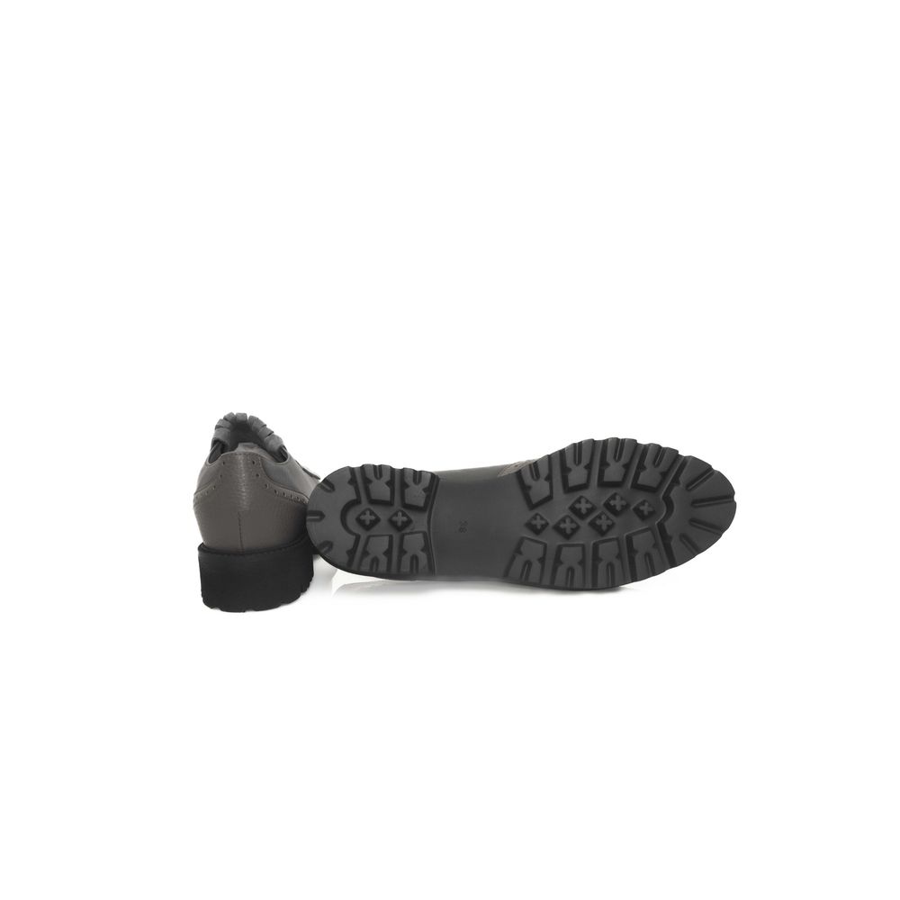 Gray Cowhide Loafer