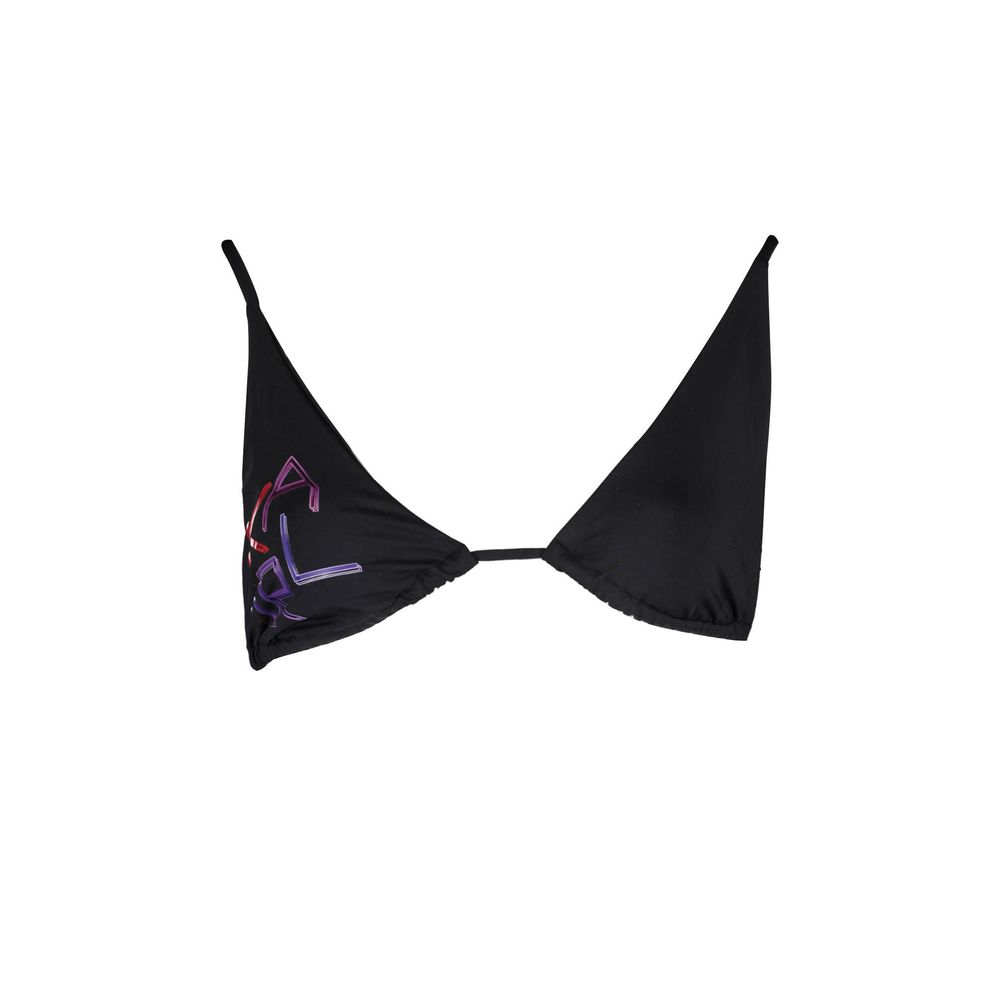 Black Elastane Swimwear