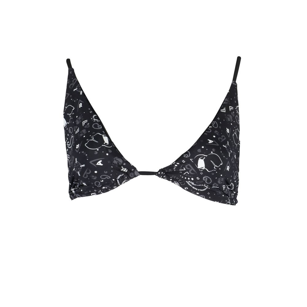Black Elastane Swimwear