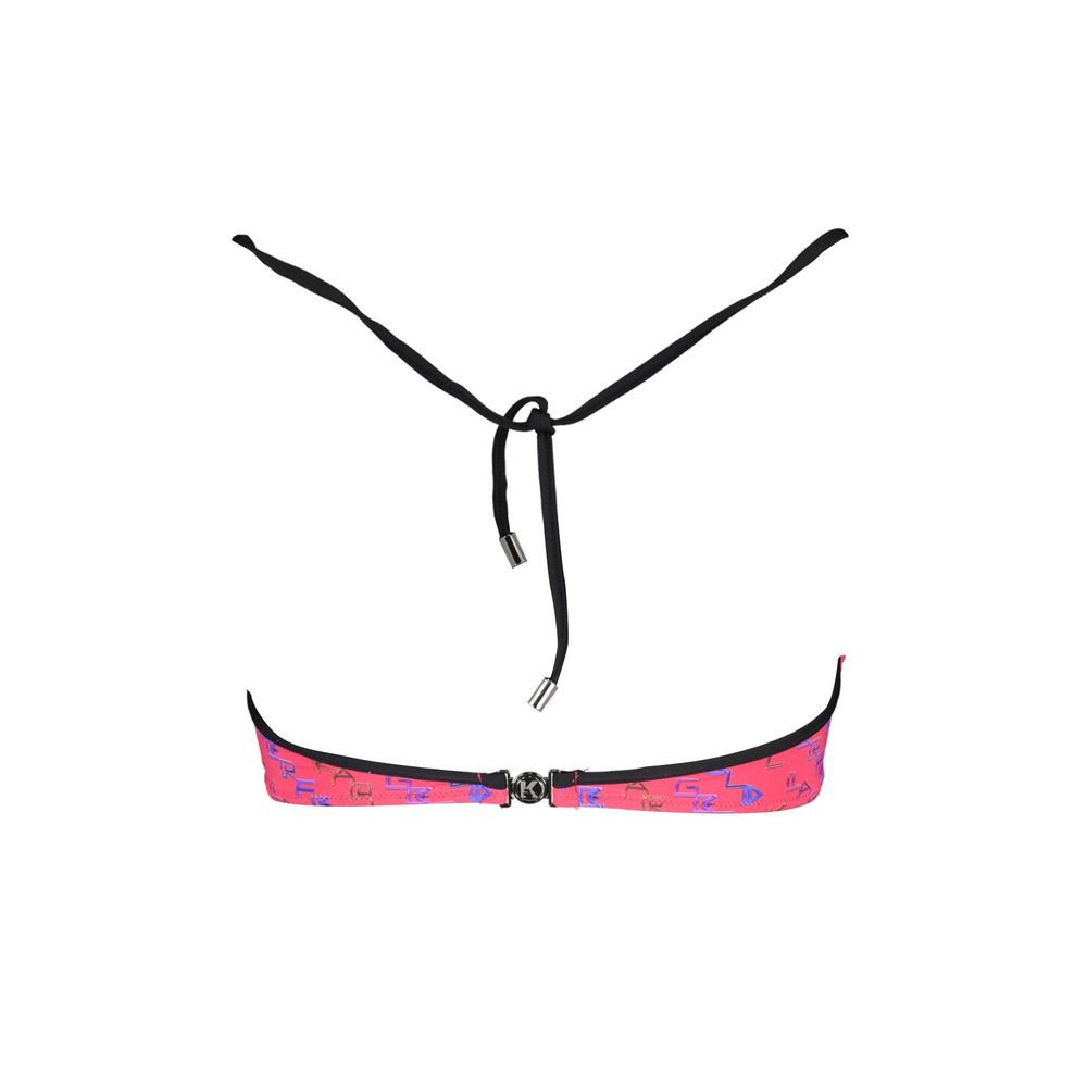 Red Elastane Swimwear