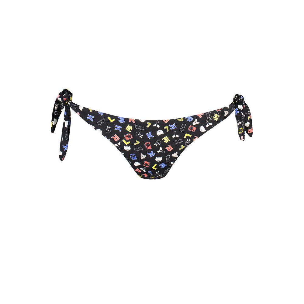 Black Elastane Swimwear