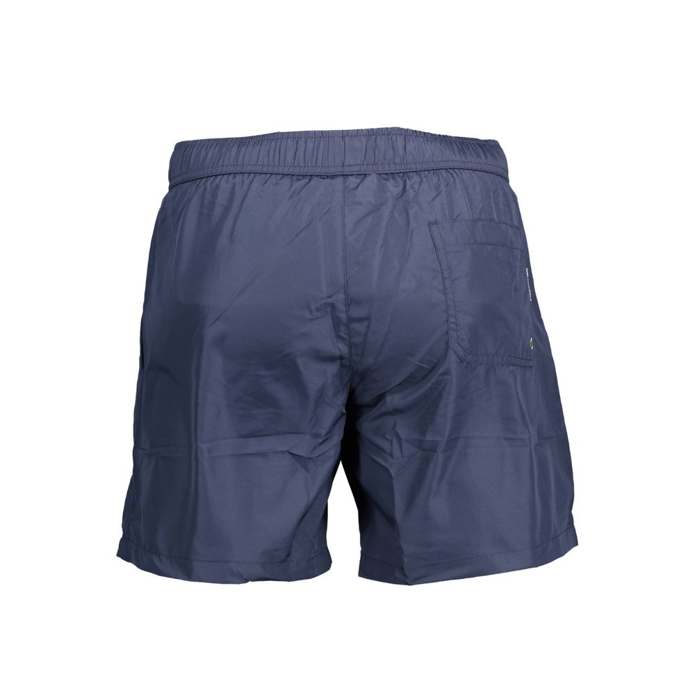 Blue Polyester Swimwear