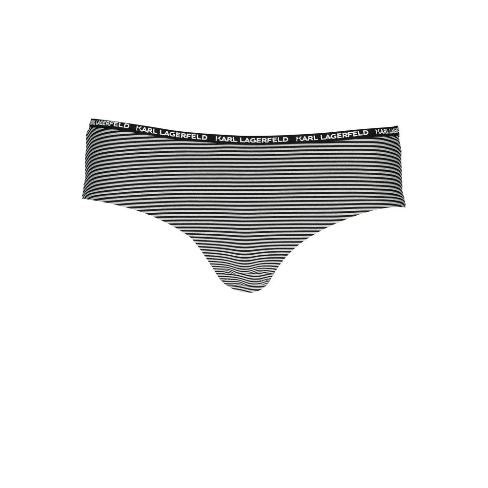 Black Elastane Swimwear