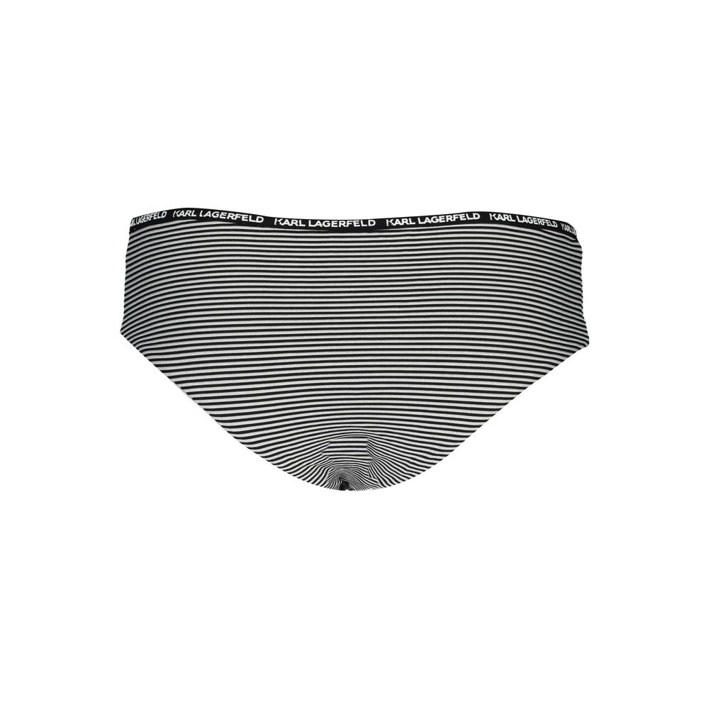 Black Elastane Swimwear
