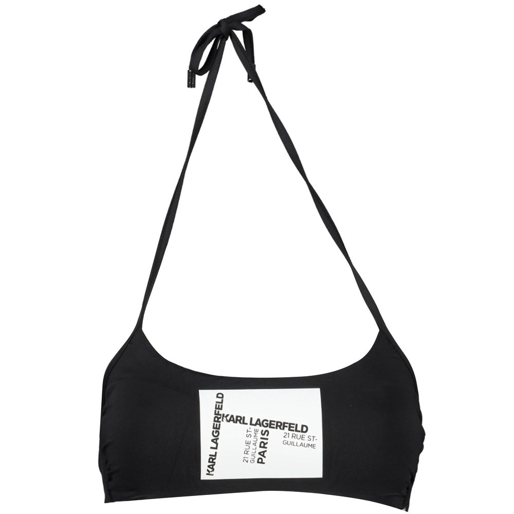 Black Elastane Swimwear